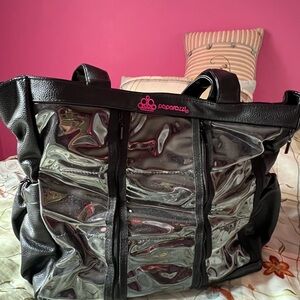 Paparazzi Black Leather Tote